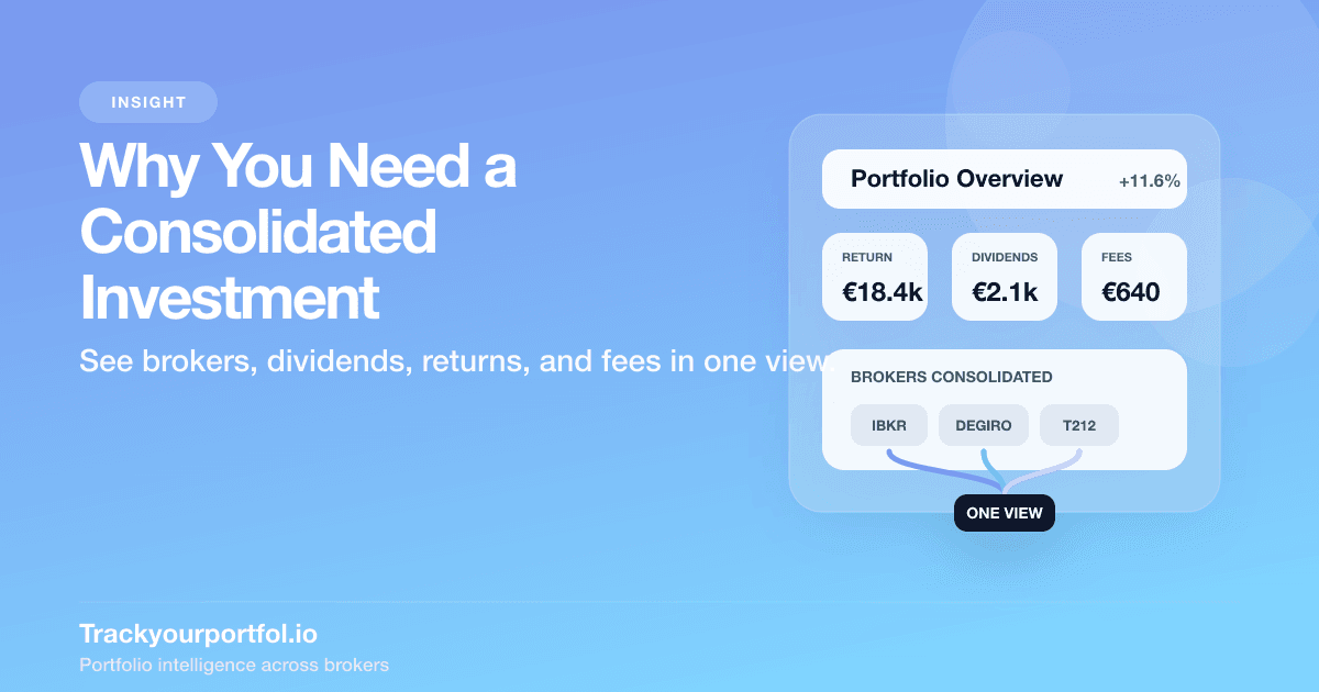 Why Fragmented Broker Dashboards Mislead Serious Investors — Trackyourportfol.io